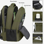 MATEIN 15.6 Inch Travel Laptop Backpack, Sturdy Computer Backpack - Image 4