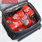 FlowFly Double Layer Cooler Insulated Lunch Bag Adult Lunch Box Large Tote Bag - Image 3