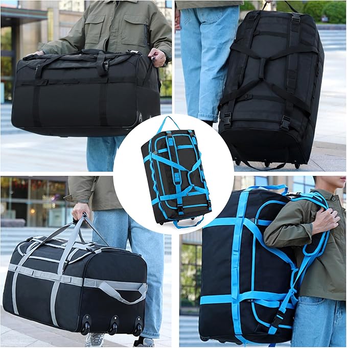 Foldable Rolling Duffle Bag - Image 5