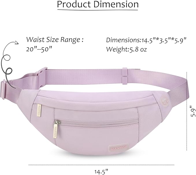 MAXTOP Large Crossbody Fanny Pack - Image 5