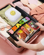 2 Pcs Snack Pouch Chenille Letter Clear Zipper Snack Bag, Nylon Snack Pouch - Image 7