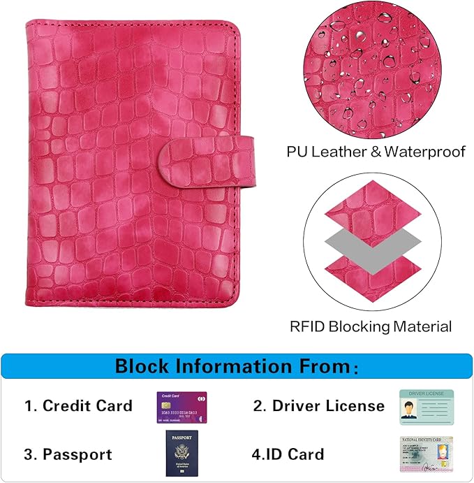 Melsbrinna Premium Leather Passport Holder Covers Case, Waterproof Rfid - Image 3