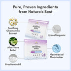 XL Individually Wrapped Nurture Antibacterial Body & Hand Wipes | Alcohol-Free - Image 9