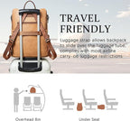 Shrrie Vegan Leather Laptop Backpack - Image 5