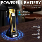 DSP Professional Barber Clipper Cordless, Hair Clipper for Men, Powerful Clipper, BLDC Motor & DLC Coated Detachable Blade with Charging Base