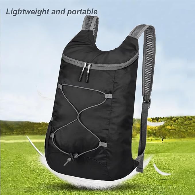 16L Hiking Daypack Lightweight Foldable Travel Backpack Water Repellent Camping - Image 7