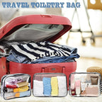 16 Pieces Clear Makeup Bags Bulk, TSA Approved Toiletry Bag - Image 7