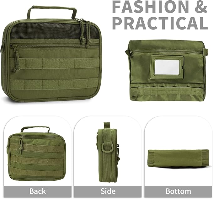 VELVEBAG Mens Toiletry Travel Bag Hanging Toiletry Bag Toiletry Bag Shaving Bag - Image 4