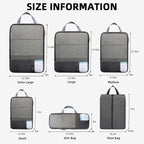 BAGAIL 6 Set/4 Set Lightweight Compression Packing Cubes - Image 2
