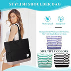 VASCHY Beach Bag for Women, Large Waterproof Sandproof Fold-able Packable Pool - Image 7