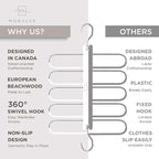 MORALVE Pants Hangers Space Saving - Image 5