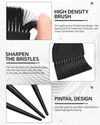 3 Pack Hair Color Brush Set - Professional Hair Dye Brush for Stylist, for Highlighting, Tint and Coloring Sections - Women Men Salon Use Home DIY Dyeing