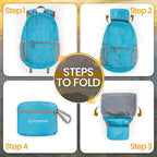 ZOMAKE Ultra Lightweight Hiking Backpack 20L - Image 5