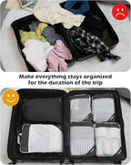 Compression Packing Cubes, Gonex Extensible Storage Mesh Bags Organizers - Image 8