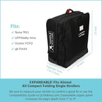 J.L. Childress Padded Compact Stroller Travel Bag - Image 3