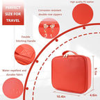 Travel Makeup Bag for Makeup Artists Large Makeup Case, - Image 3