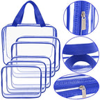 APREUTY Clear Makeup Bags, TSA Approved 6Pcs Cosmetic Makeup Bag Set Clear PVC - Image 4