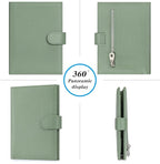 Passport Holder for Travel Women RFID Blocking Genuine Leather Passport Wallet - Image 6