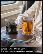 ZENS Cool Glass Teapot with Infuser, Smart One Touch Tea Maker - Image 9