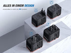 EPICKA Universal Travel Adapter, European Travel Plug Adapter - Image 3