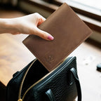 Ringsun Leather Passport Cover for Men Women, RFID Passport Wallet Case Travel - Image 7