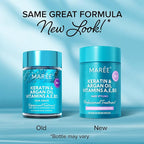 MAREE Bundle - Hair Styling Capsules & Face Moisturizer Collagen Cream - Keratin, Jojoba & Argan Oil, Hyaluronic Acid & Retinol - Leave-in Anti Frizz Conditioner & Anti Aging Face Cream with Vitamins