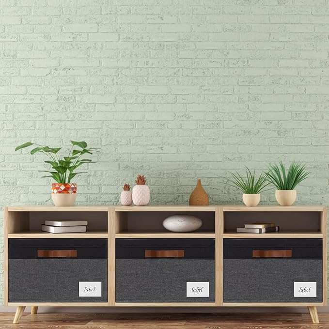 Large Storage Bins with Lids, Foldable Fabric Storage Baskets with Lids - Image 6