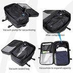 Vacuum-sealed travel computer backpack, Water-Resistant, - Image 4