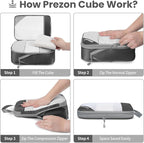 8 Set/6 Set/4 Set Compression Packing Cubes - Image 6