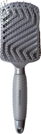 Swissco Pro Gel Grip Vented Hair Brush Gloss (Light Purple Gloss)