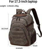 Travel Laptop Backpack 17.3 inch XL Computer Backpack - Image 4