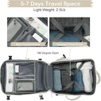 Hanples Large Travel Backpack for Women, 35L Carry on Luggage Backpack - Image 8