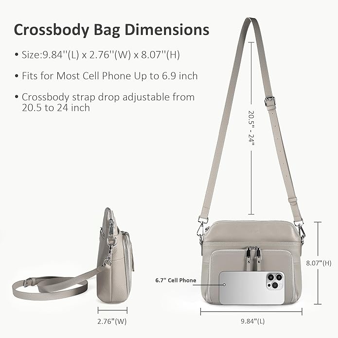 befen Genuine Leather Crossbody Purses - Image 4