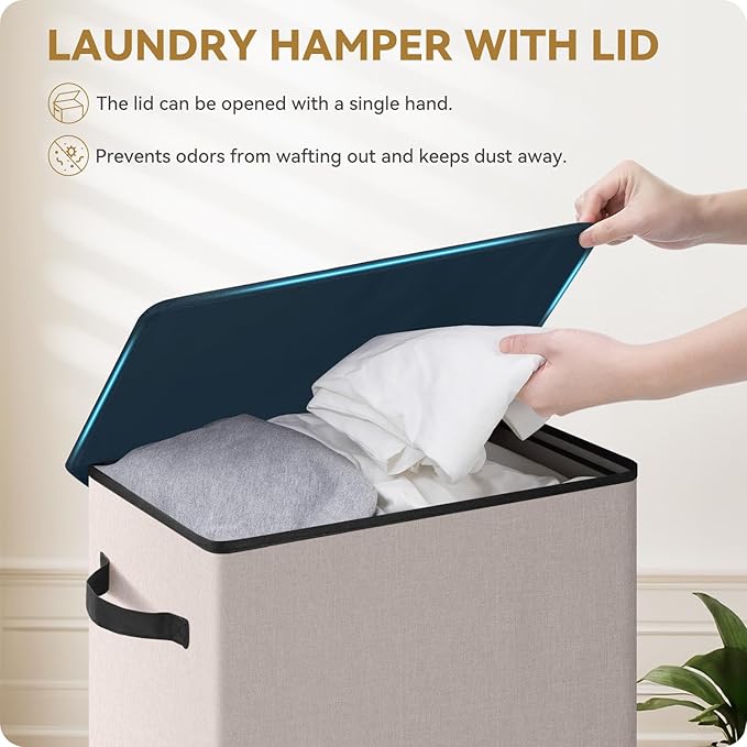 SOLEDI Slim Laundry Hamper - Image 3