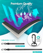 Hiearcool Universal Waterproof Phone Pouch, Dry Bag Compatible - Image 3