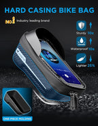 whale fall Bike Phone Frame Bag Waterproof, 3D Eva Hard Shell, Bike Phone Holder - Image 2