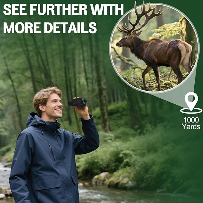 12x32 Compact Binoculars for Adults Kids - Image 5