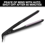 Remington 1 3/4" Flat Iron, Hair Straightener with Anti-Static Technology, 30-Second Heat Up & 60 Minute Auto Shut-off, 30% Longer Ceramic Floating Plates, Titanium + Ceramic Coating