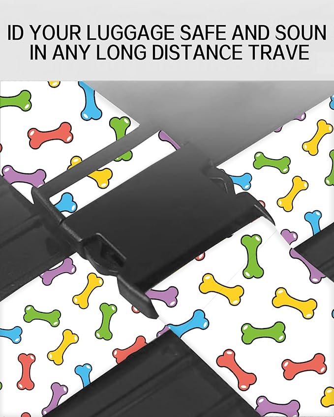 Luggage Straps for Suitcases, Adjustable Travel Belt, Durable Wide Luggage Strap - Image 4