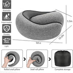 SZXYX Travel Pillows for Airplanes, 100% Pure Memory Foam Neck Pillow for - Image 4