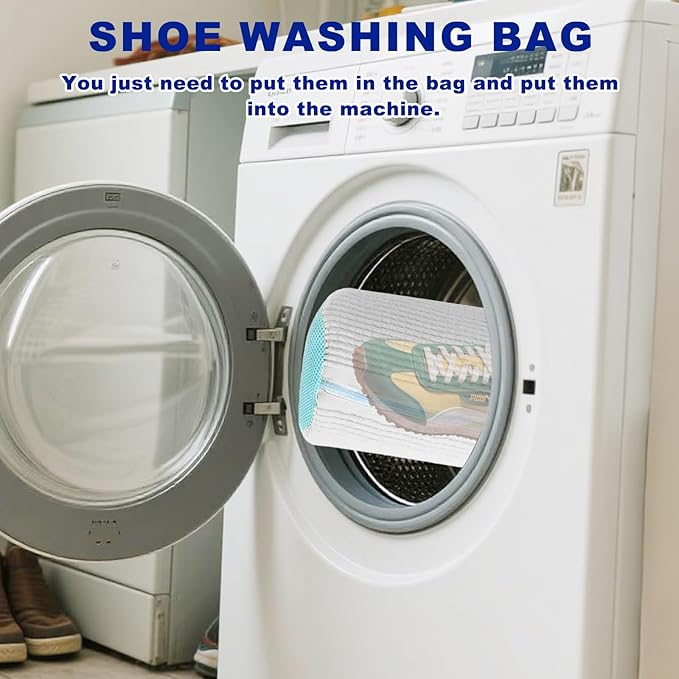Shoe Washing Machine Bag Reusable Laundry Bag - Image 7
