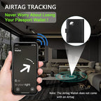 Airtag Passport Holder Cover Wallet RFID Blocking Leather Case Travel - Image 5
