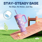 24 oz Kids Tumbler with Handle: Leakproof, Stainless Steel Cup with Straw Lid - Image 6
