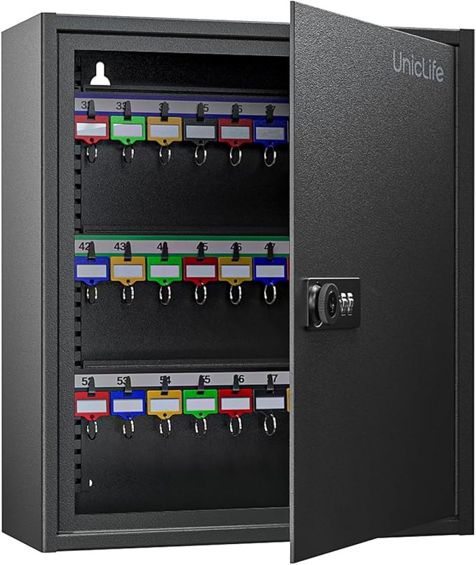Uniclife 60 Position Key Cabinet Steel Security Storage Box by UnicLife