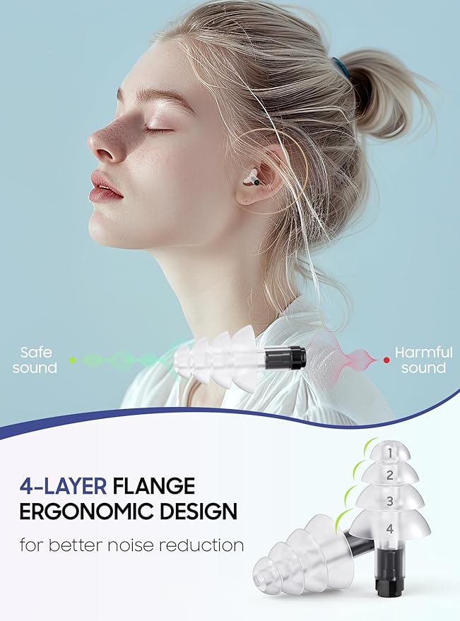 Ear Plugs for Airplane Pressure Relief, Kids 6+, Adults/Small Canal Reusable - Image 3
