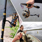 Sougayilang Fishing Rod Reel Combos Carbon Fiber Telescopic Fishing pole - Image 7