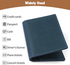 Jack&Chris Leather Passport Holder, Handmade Passport cover, Travel Wallet - Image 5