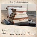Luggage Sets with spinner wheels, PC+ABS Hard Shell Travel Luggage, Lightweight - Image 6
