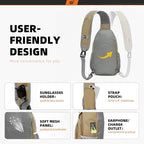 SKYSPER Sling Bag RFID Crossbody Sling Backpack Cross Body Shoulder Bag Travel - Image 4