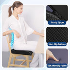 Seat Cushion for Tailbone Pain Relief, Office Chair Cushion, Memory Foam Large - Image 3